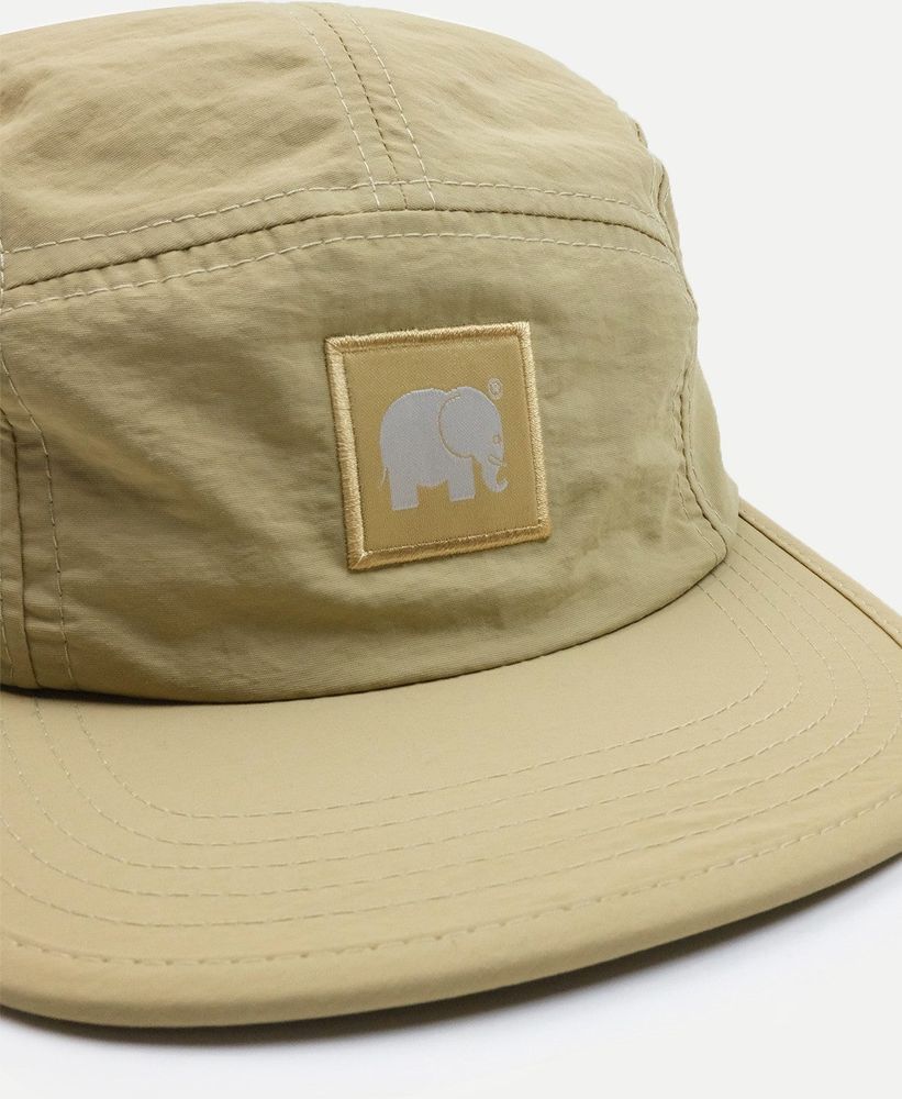 TrendsplantCapWaterRepellentNylonFivePanelCapBrown