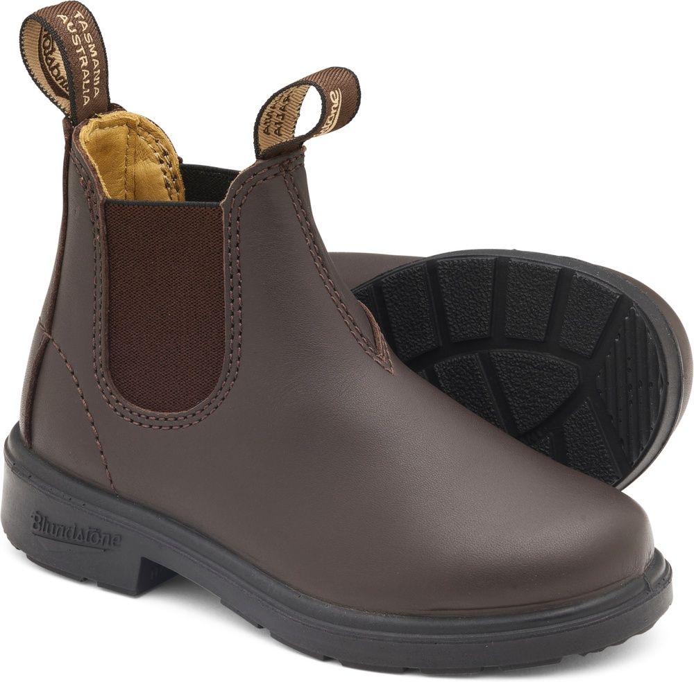 BlundstoneKinderChelseaBoots530BrownLeatherKidsBrown-K13UK