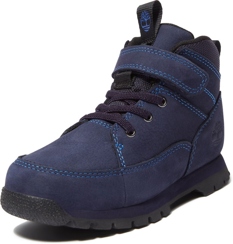 TimberlandKinderStiefelEuroRockMidHookLoopBoot0A6D86DkBluNubuck-34