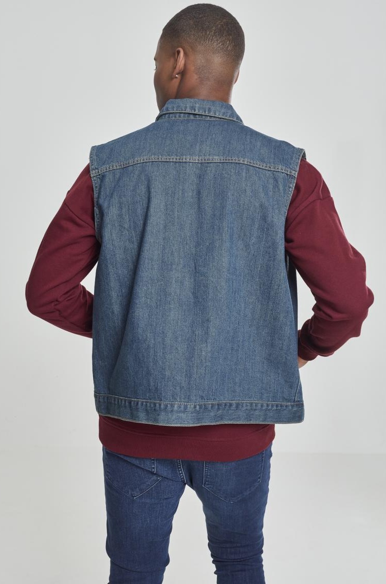 UrbanClassicsWesteDenimVestDenimblue-L