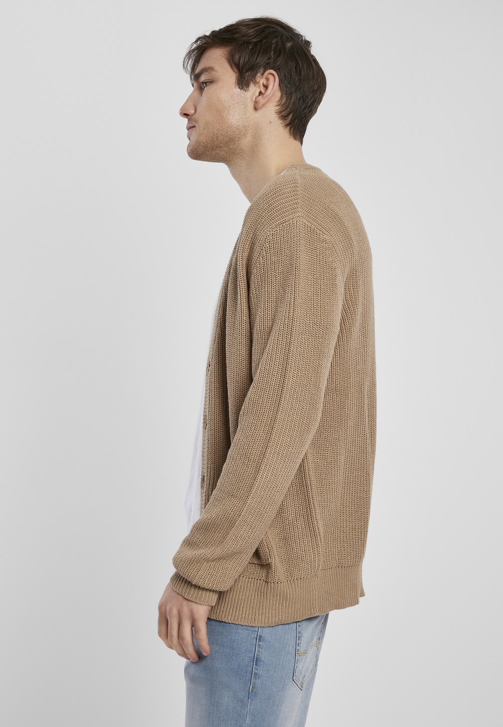 UrbanClassicsCardiganStrickjackeBoxyCardiganWarmSand-L