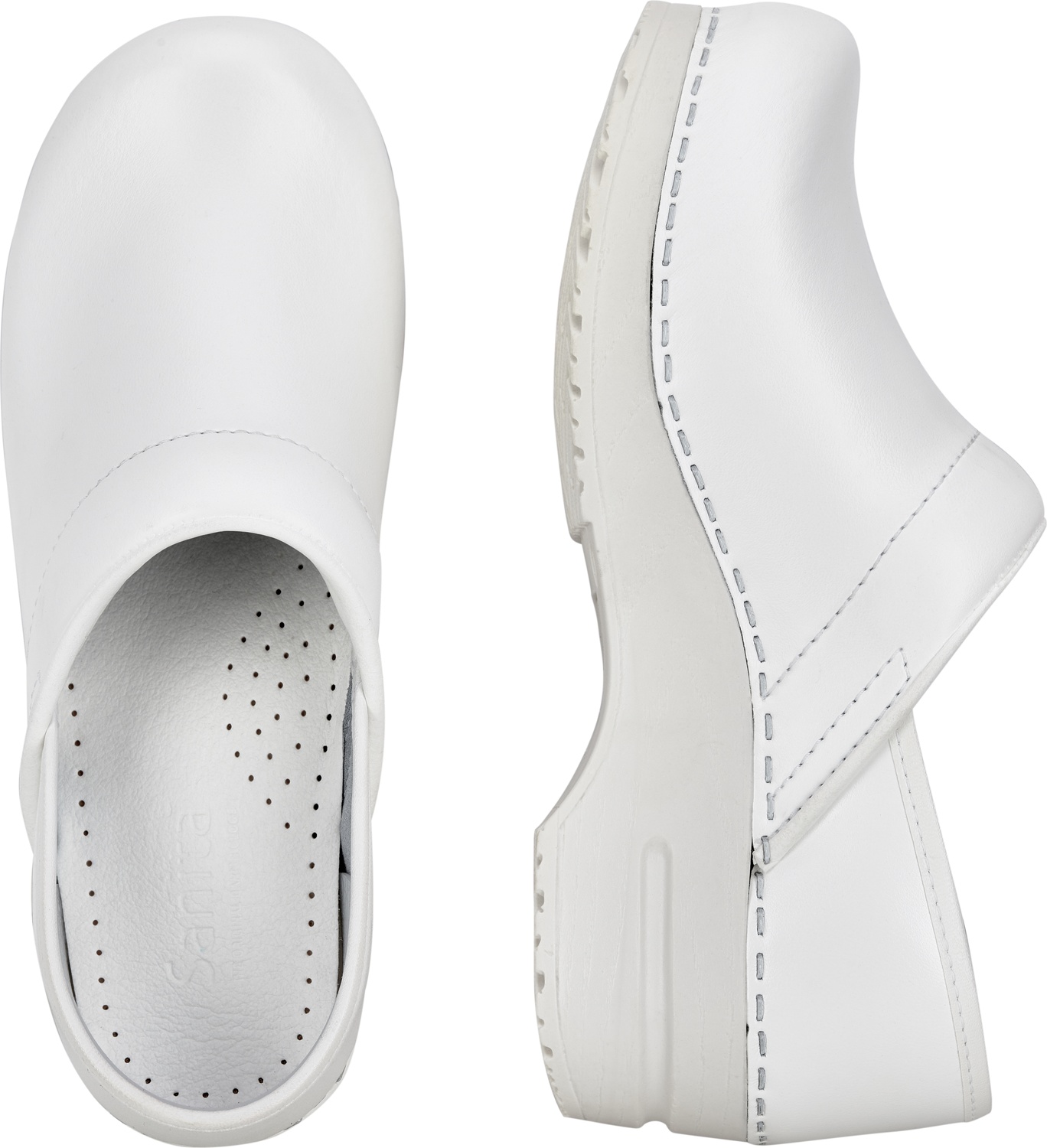 SanitaDamenGeschlossenerClogOriginal-ProfPuWhite