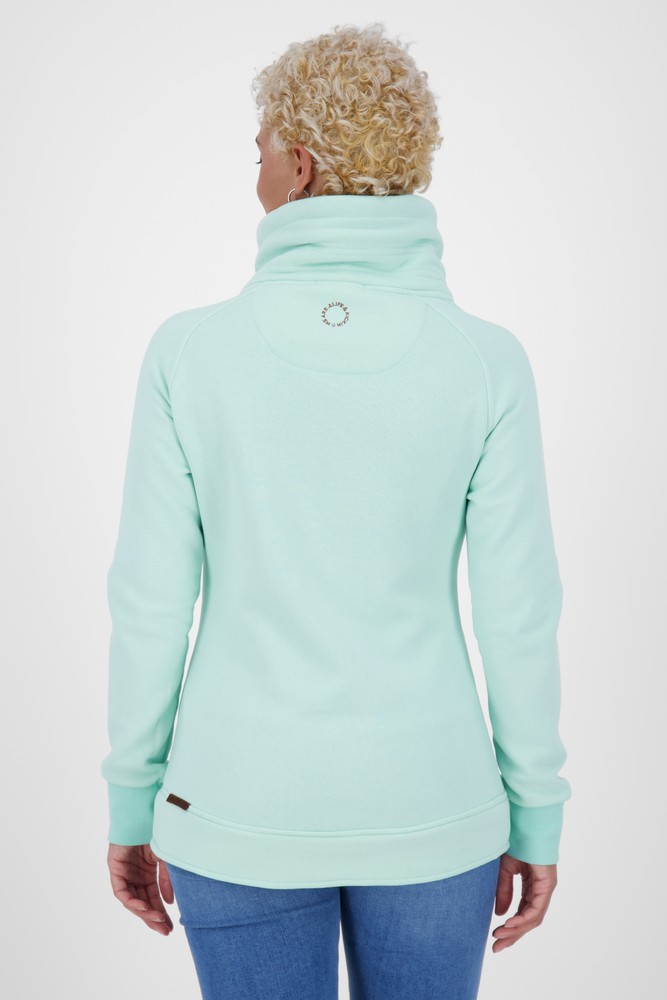 AlifeKickinDamenMerylAKASweatjacketMintMelange-2XL