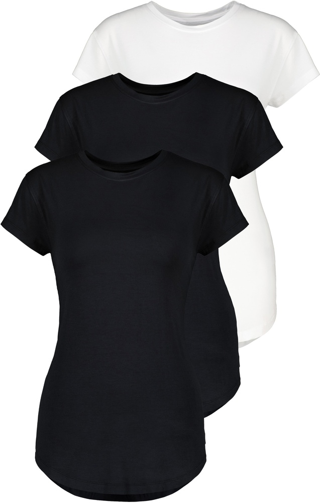 AlifeKickinDamenT-ShirtAriAKTriplepack51086-9999Black-L