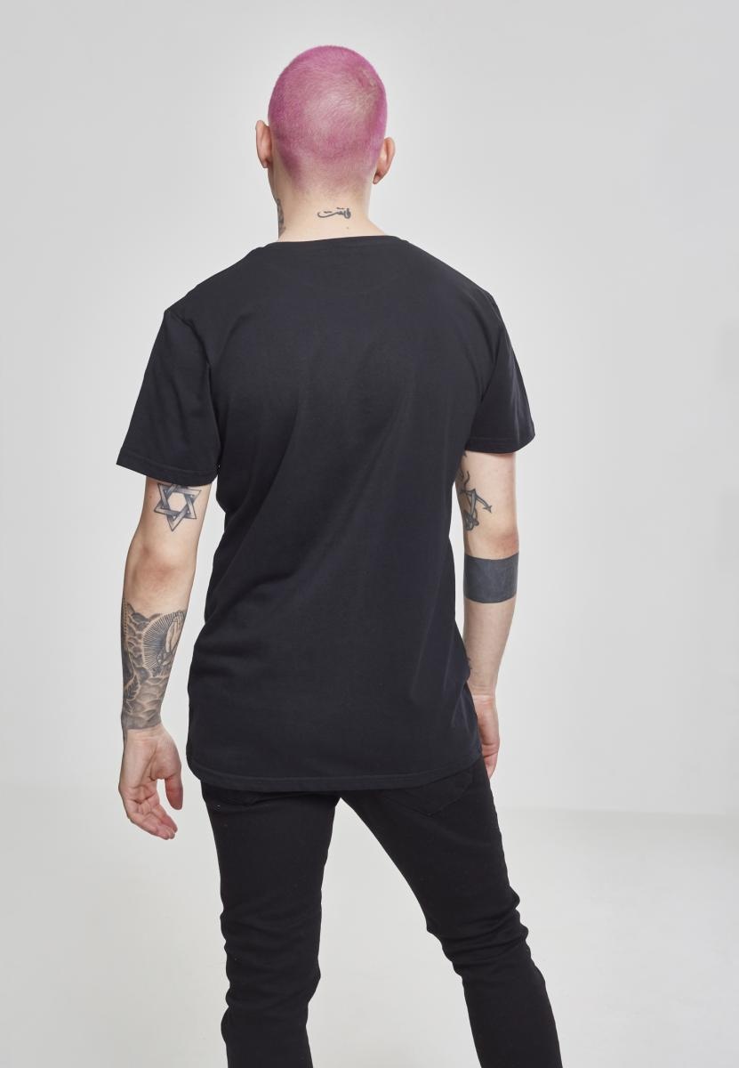 MerchcodeT-ShirtBrandalised-BanksysGraffitiButterflyTeeBlack