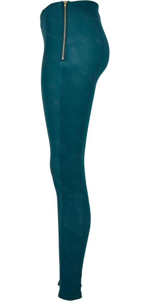 UrbanClassicsDamenHoseLadiesWashedFauxLeatherPantsJasper-3XL