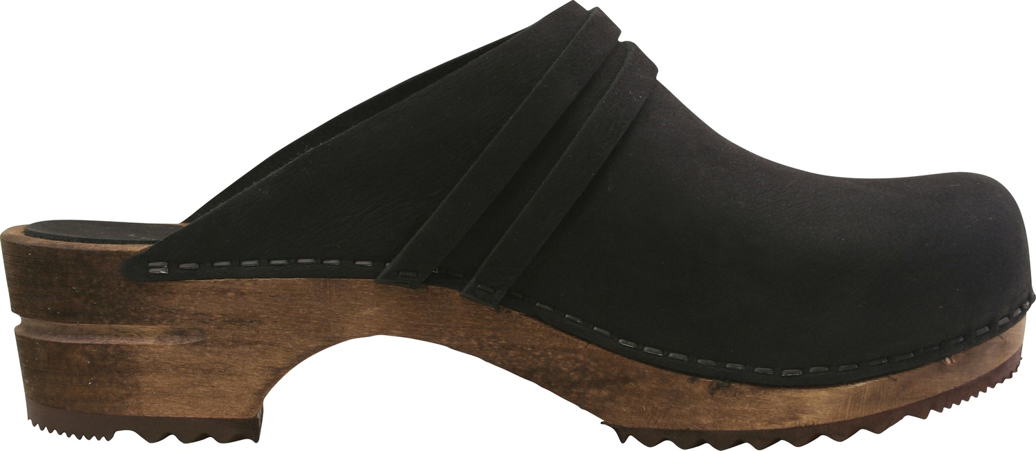 SanitaDamenOffenerClogWood-UrsanaOpenBlack