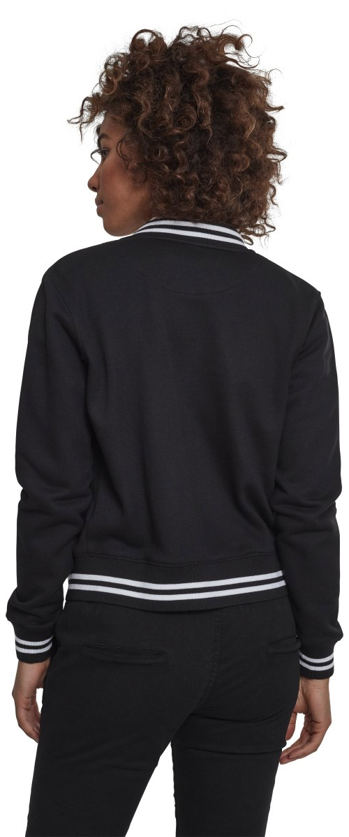 UrbanClassicsDamenJackeLadiesCollegeSweatJacketBlack-3XL