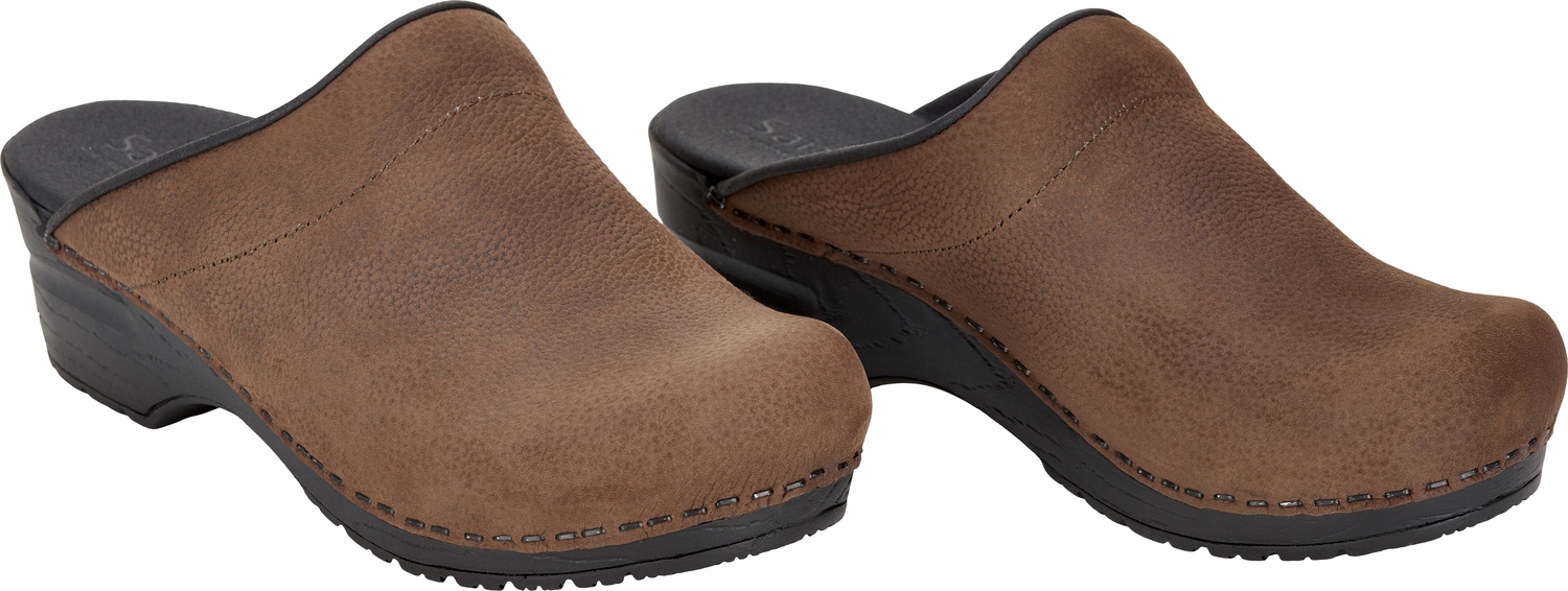SanitaDamenOffenerClogOriginal-SonjaTexturedOilOpAntiqueBrown-37