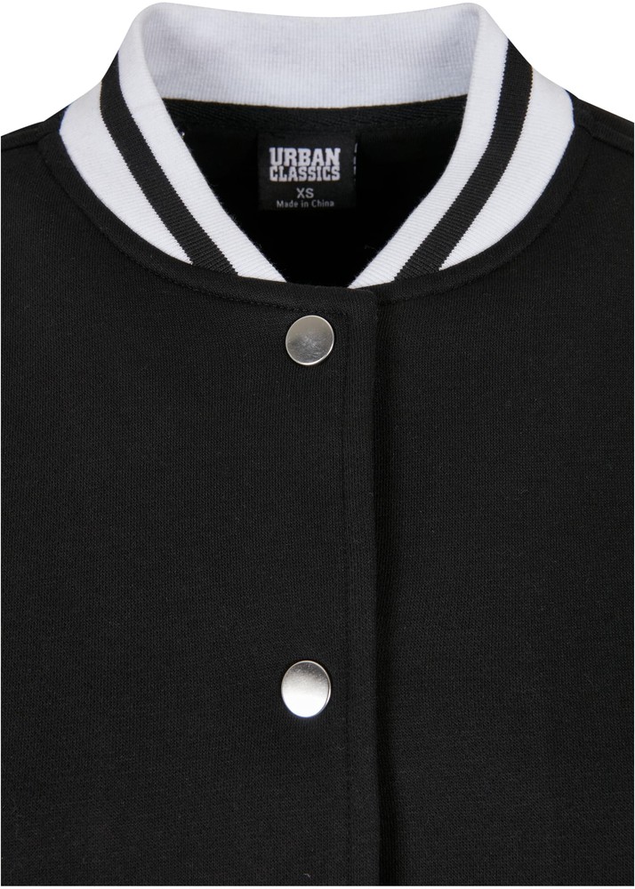 UrbanClassicsDamenJackeLadiesOversizedCollegeSweatJacketBlack