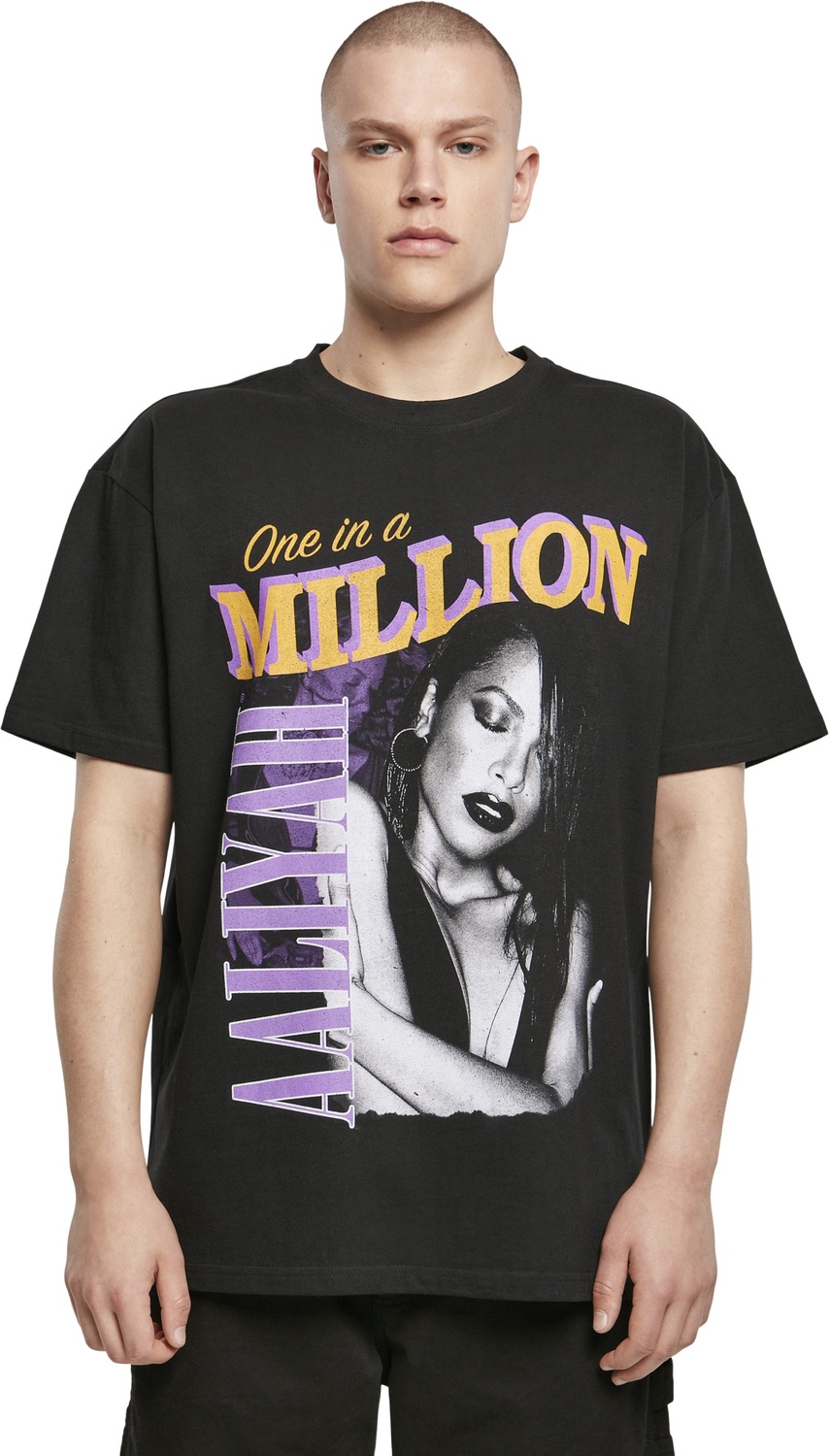 MisterTeeT-ShirtAaliyahOneInAMillionOversizeTeeBlack