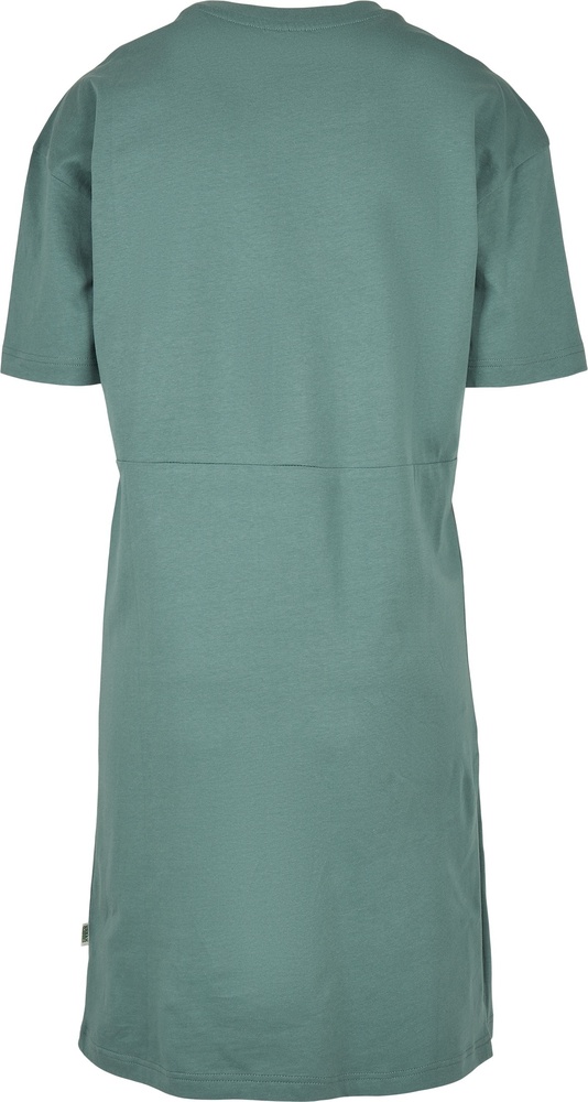 UrbanClassicsDamenKleidLadiesOrganicOversizedSlitTeeDressPaleleaf-3XL