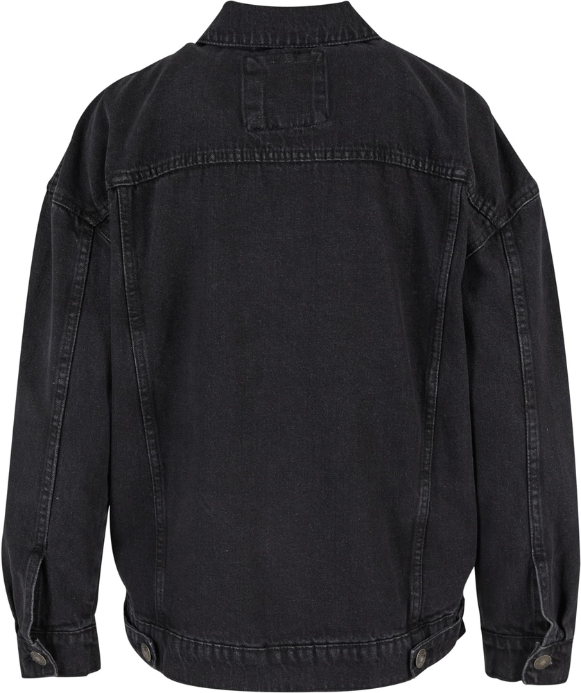 UrbanClassicsDamenJeansjackeLadiesOversized90sDenimJacketTB6208BlackWashed-3XL