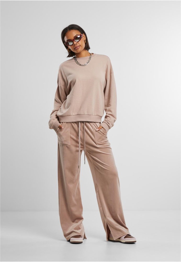 UrbanClassicsDamenPulloverLadiesOversizedLightTerryCrewneckTB6855Duskrose-3XL