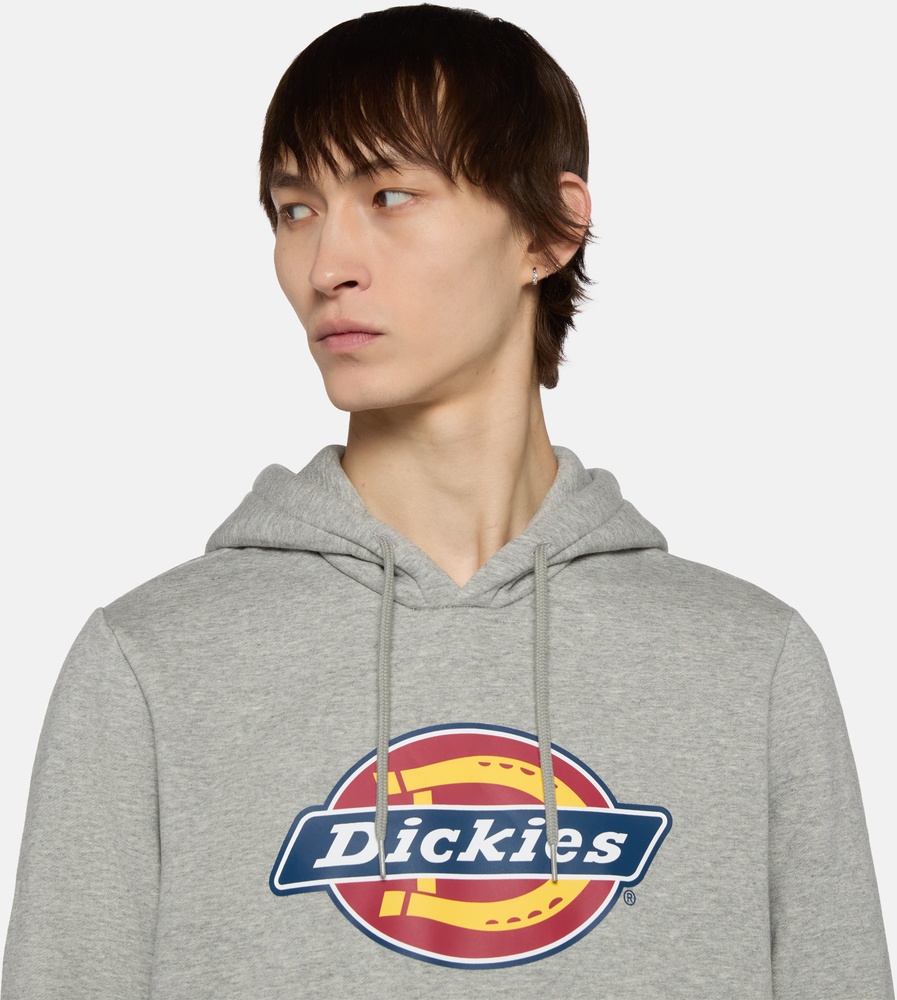 DickiesIconLogoHoodieDK0A4XCBGreyMelange-XS