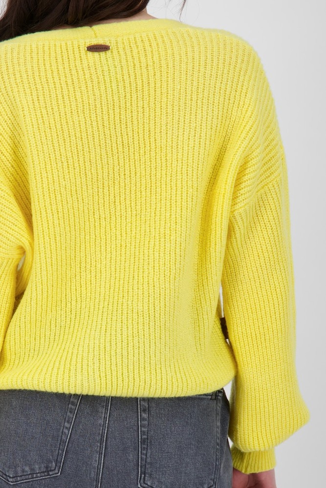 AlifeKickinDamenKrissyAKKnitCardiganLemonade