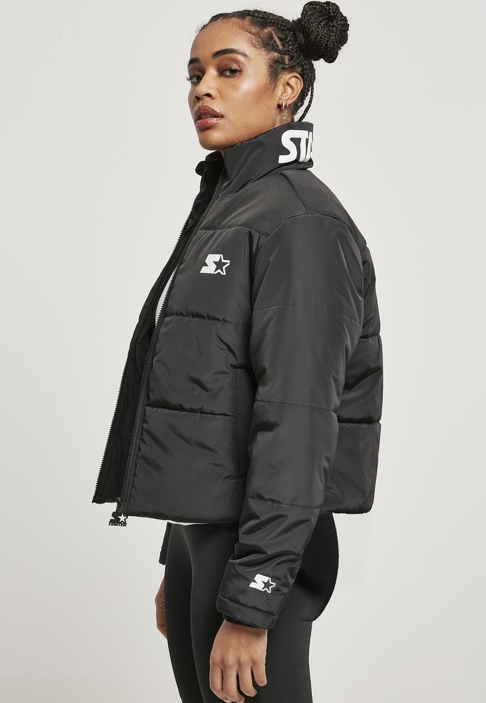 StarterBlackLabelDamenJackeLadiesLogoPufferJacketBlack