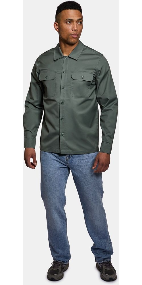 VintageIndustriesHemdHarrisShirt3550LightOlive-S