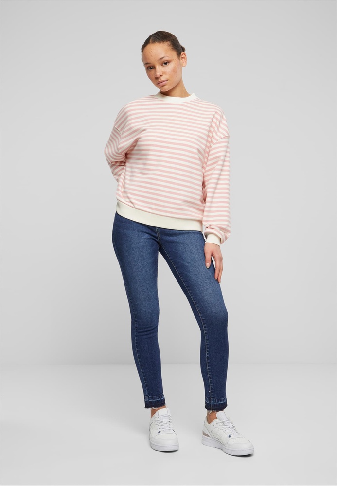 UrbanClassicsDamenLadiesOversizedStripedCrewneckTB6135