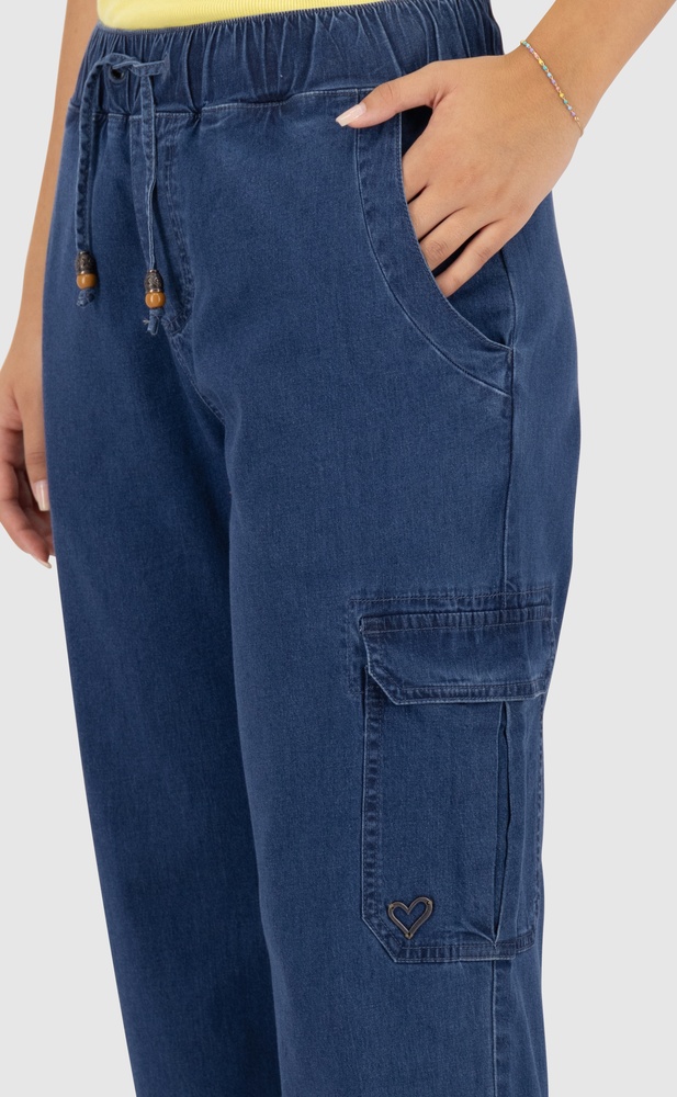 AlifeKickinDamenHoseAngeliqueAKDNMAPants21030-9999DarkDenimWashed-L