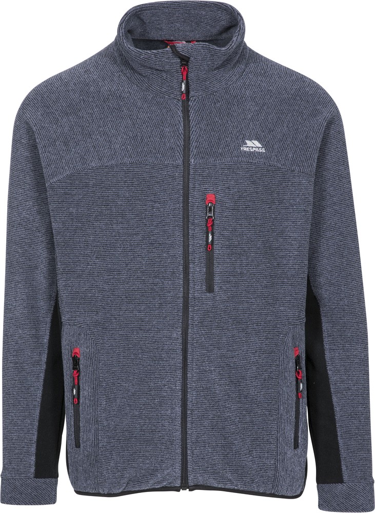 TrespassFleecejackeFleecepulloverJynx-MaleFleeceAt300NavyStripe-L