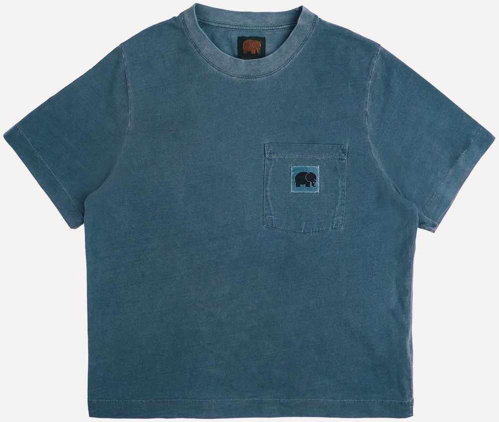 TrendsplantDamenT-ShirtWomensGarcetaPigmentDyedT-ShirtElmGreenGreen-XS