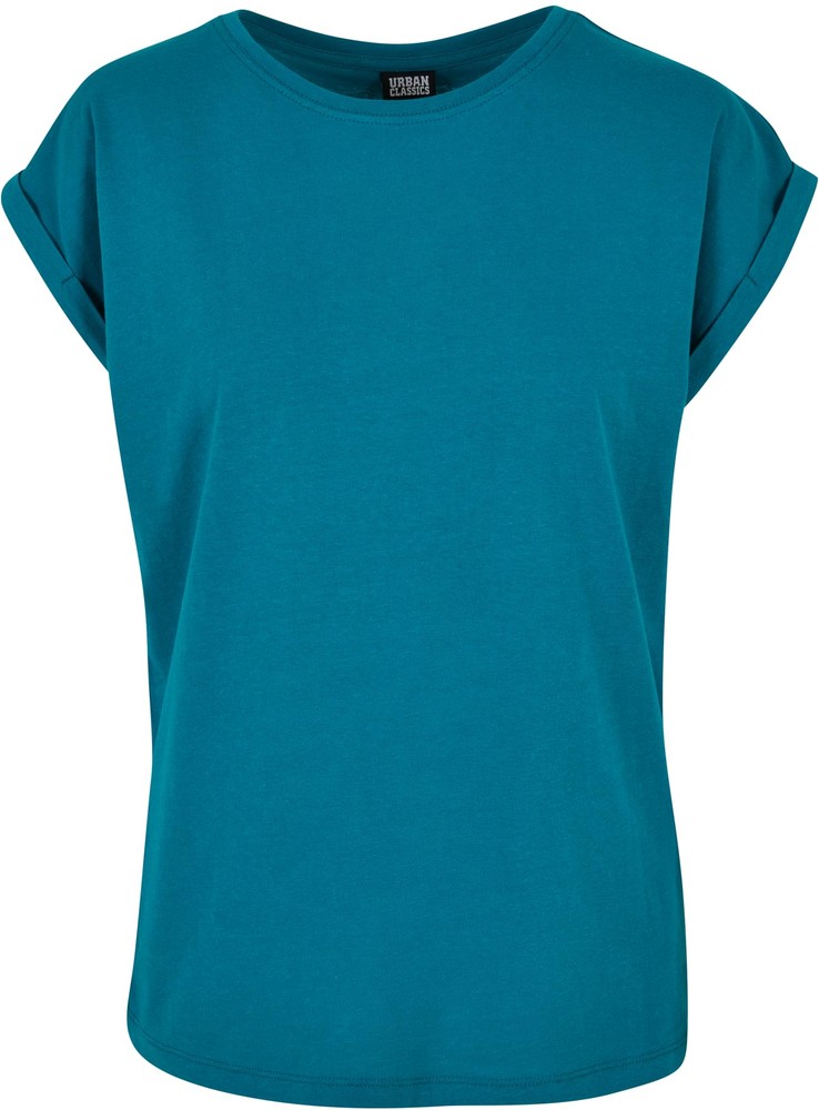 UrbanClassicsDamenT-ShirtLadiesExtendedShoulderTeeWatergreen-3XL