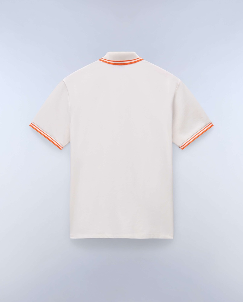 NapapijriPoloShirtE-MacasSs1NP0A4ID5WhiteWhisper-XS