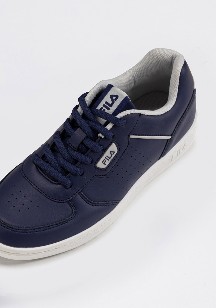 FilaTeensUnisexTennisSneakerCCourtTeensMedievalBlue-GrayViolet-36