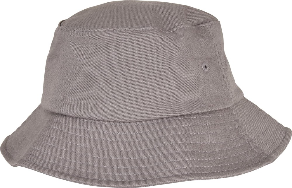 FlexfitKinderCottonTwillBucketHatKidsGrey