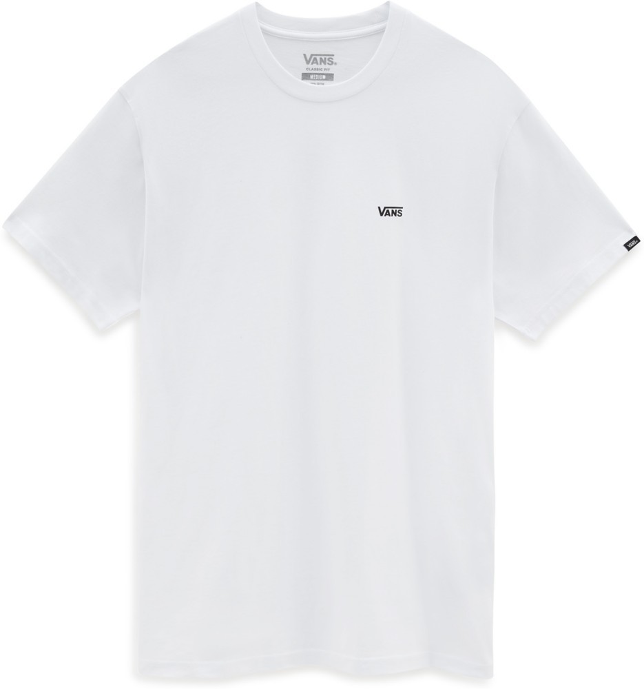 VansHerrenT-ShirtMnLeftChestLogoTeeWhiteBlack-L