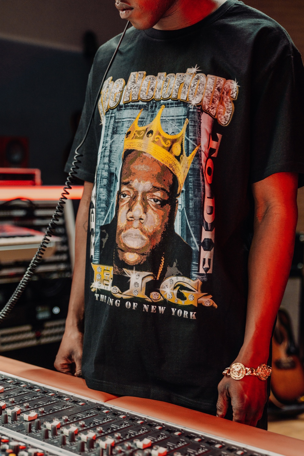 MisterTeeT-ShirtBiggieCrownOversizeTeeBlack