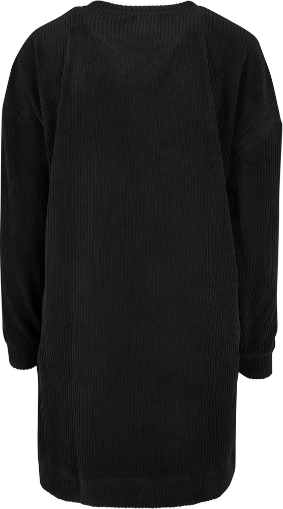 UrbanClassicsDamenLadiesVelvetRibCrewDress
