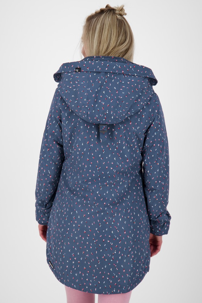 AlifeKickinDamenRegenjackeFloraAKBParkaNightblue