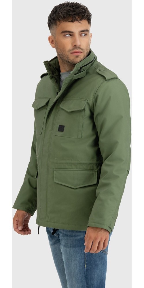 VintageIndustriesbergangsjackeBrentParkaOliveDrab-S
