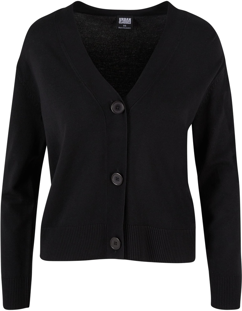 UrbanClassicsDamenLadiesKnittedCardiganTB6900Black-3XL