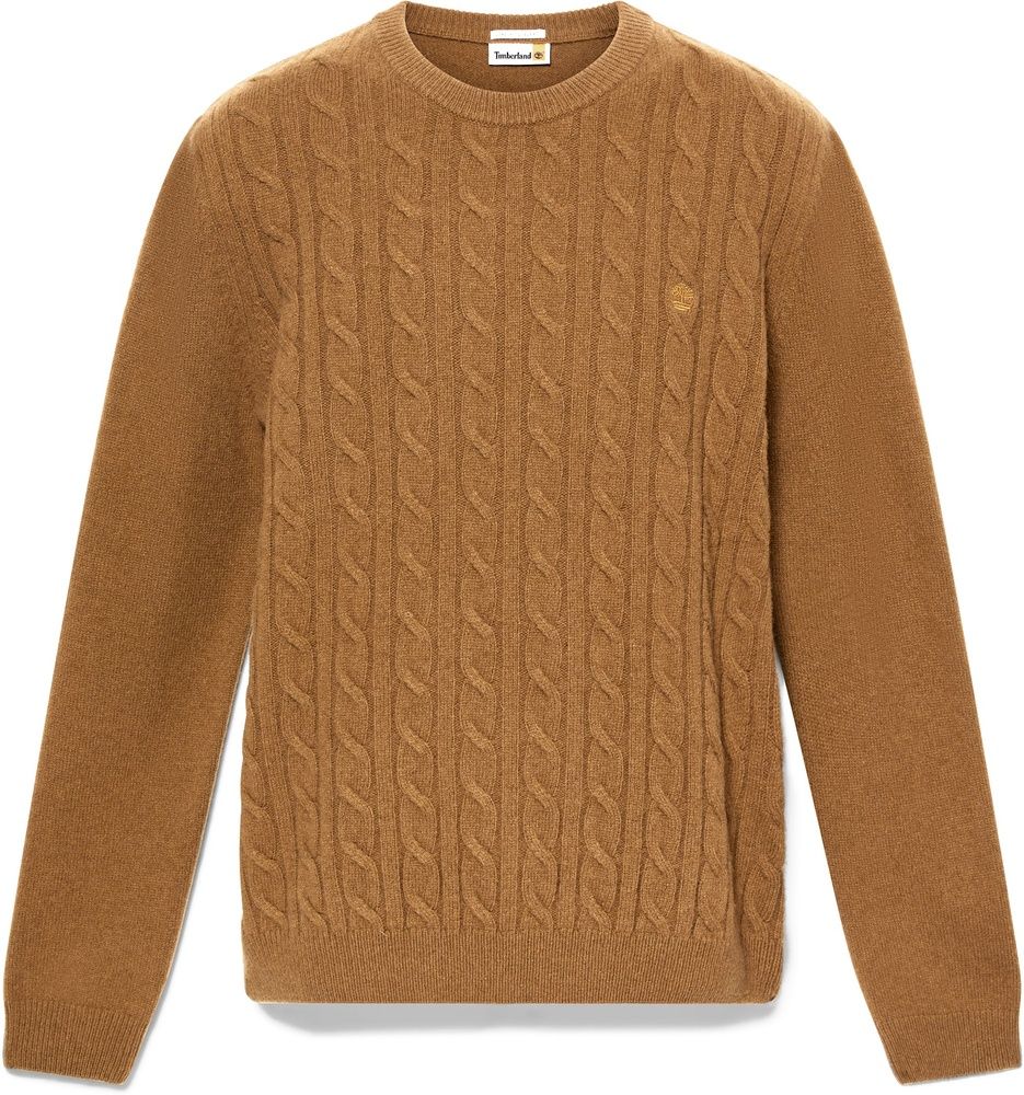 TimberlandPulloverSweatshirtJaffreyLambswoolCableCrewNeckSweaterTB0A2CY5