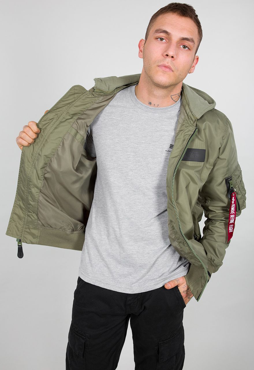 AlphaIndustriesMA-1TTHoodDefenseJackeOlive-XXL