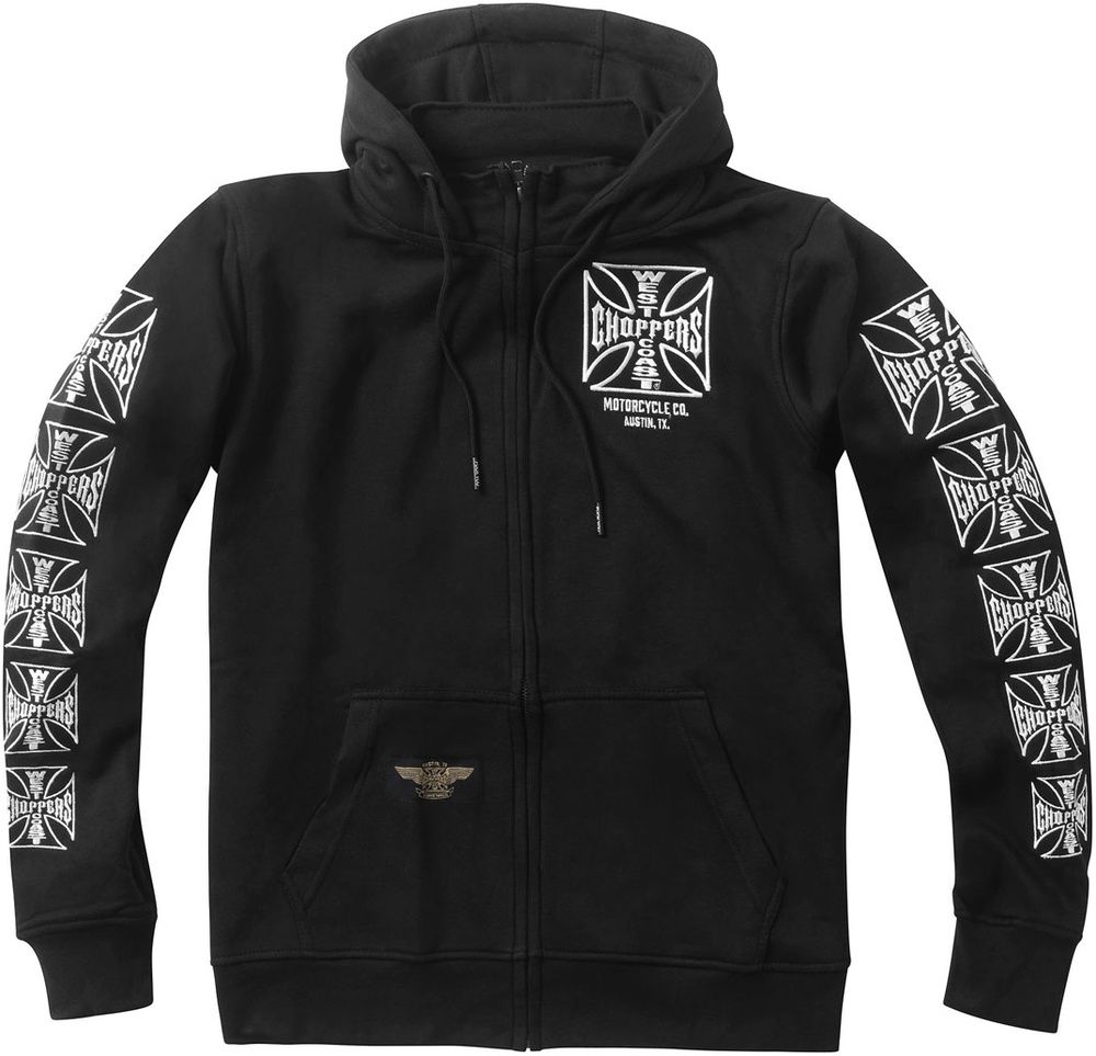 WCCWestCoastChoppersHoodieZipDominatorZipHoodyWCCHD226ZW