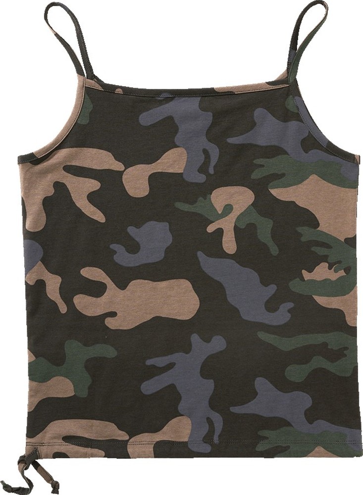 BranditDamenShirtLadiesTopLDarkcamo-XS