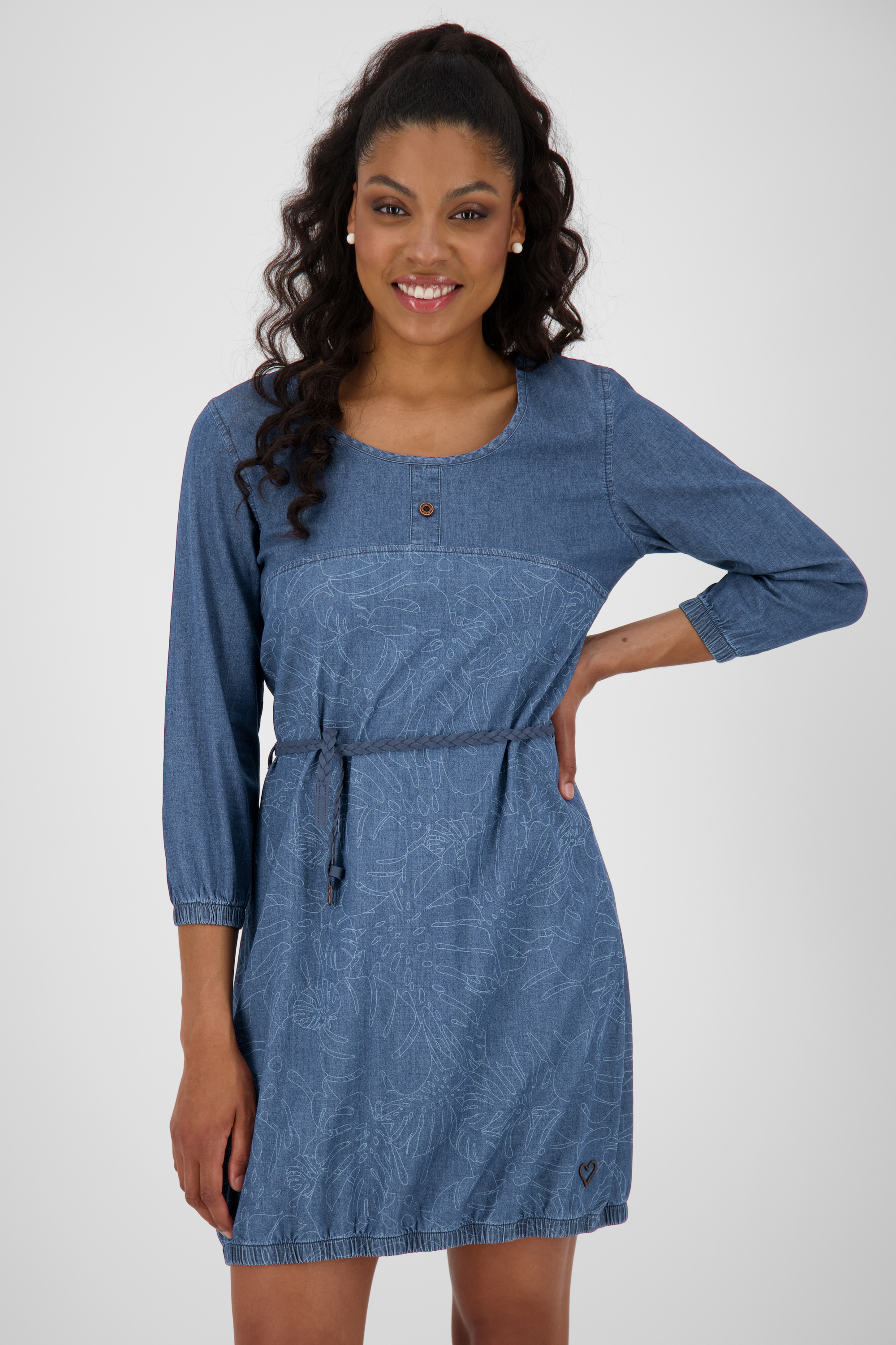 AlifeKickinDamenKleidDojaAKLongDress53022-2102DarkDenim-XS