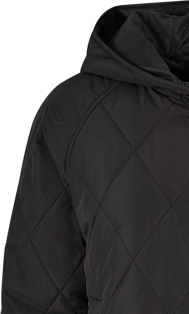 UrbanClassicsDamenLadiesOversizedDiamondQuiltedHoodedJacket