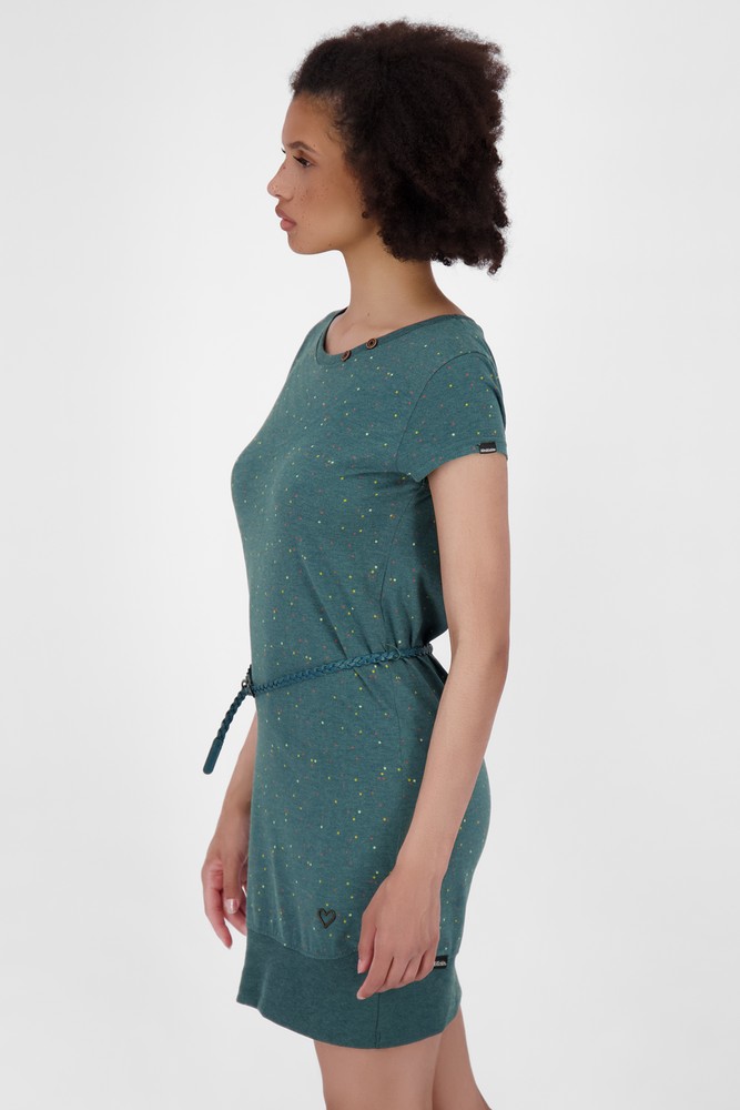 AlifeKickinDamenSommerkleidColetteAKBShirtDressForestMelange-2XL