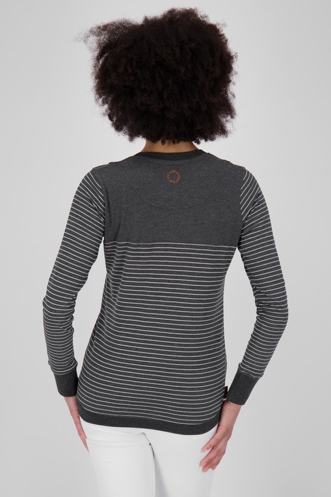 AlifeKickinDamenLeonieAKZLongsleeveMoonlessMelange