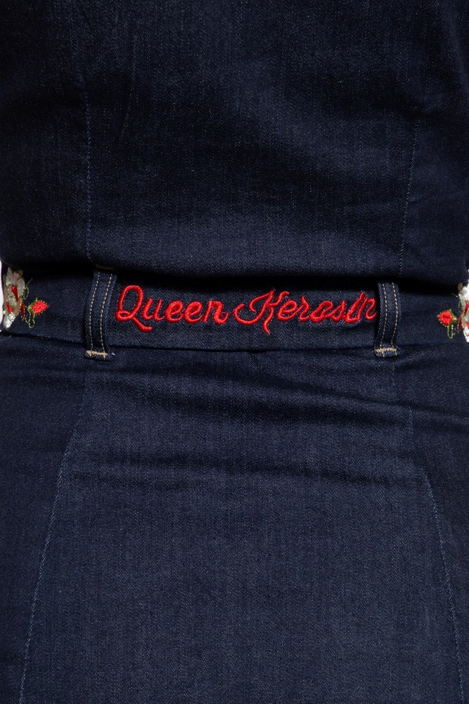 QueenKerosin50sSwingJeanskleidmitStickereiQK4211015338Denim