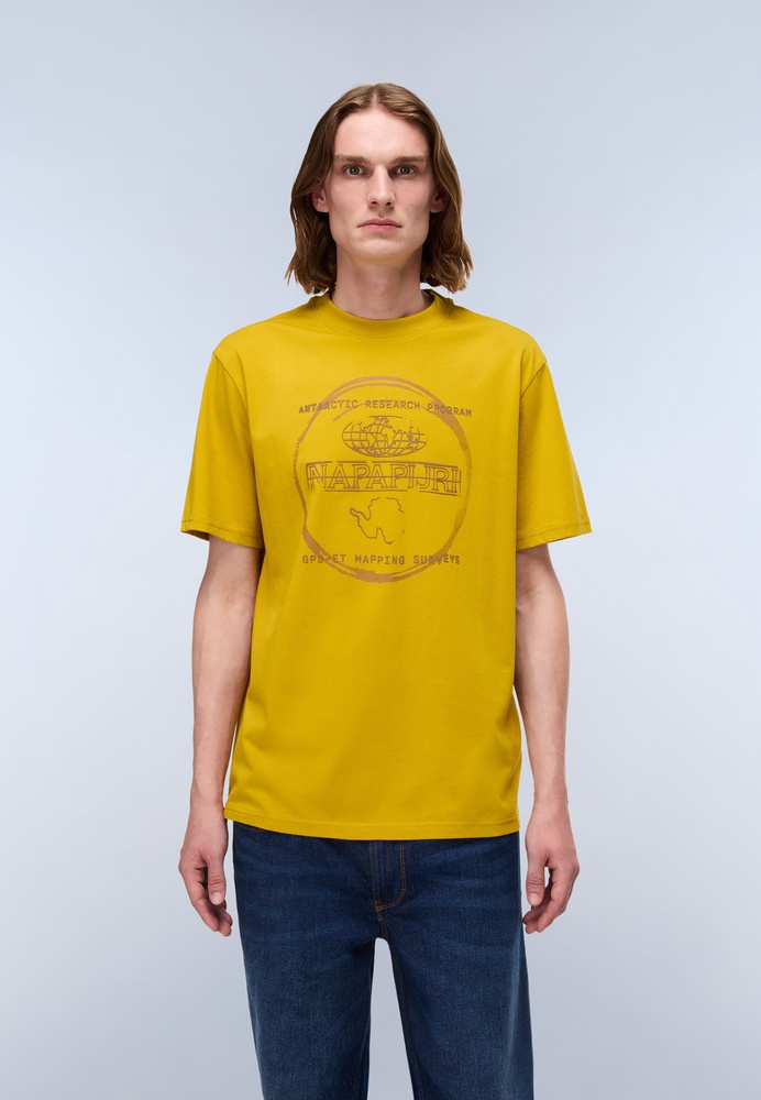 NapapijriT-ShirtS-BaldSsNP0A88SFGoldFlakeY1O-XS