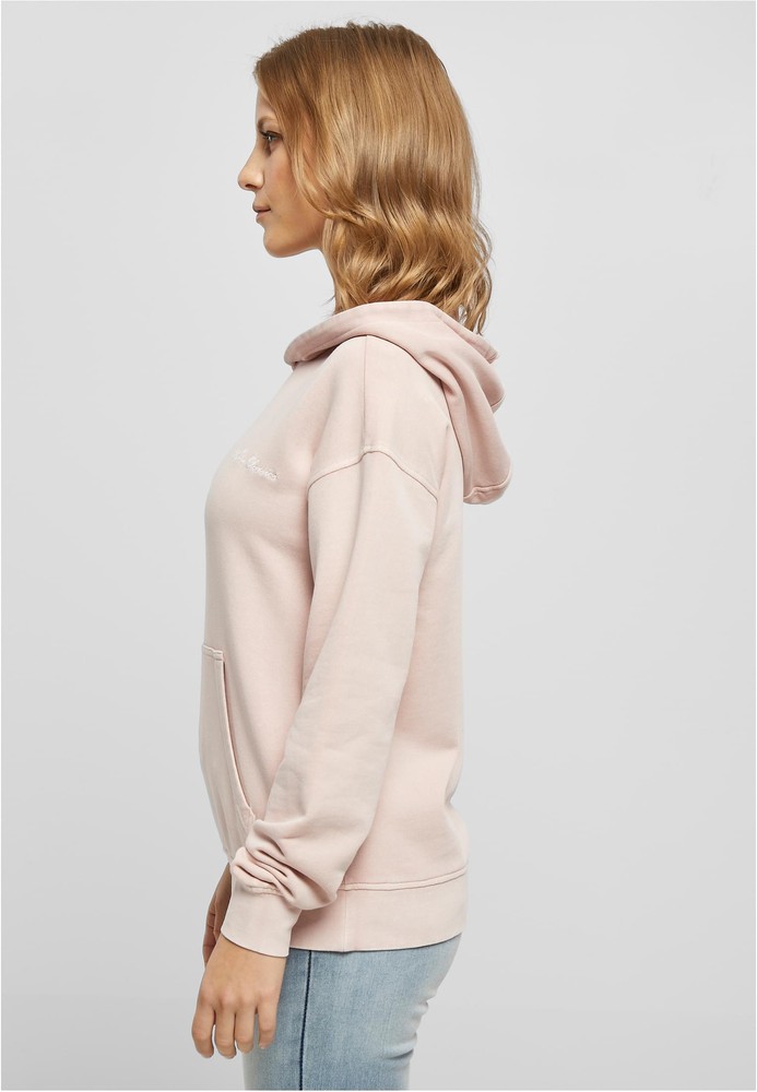 UrbanClassicsDamenLadiesSmallEmbroideryTerryHoodyPink-3XL