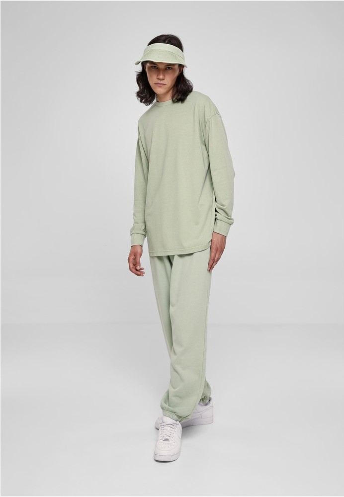UrbanClassicsHeavyBoxyAcidWashLongsleeveVintagegreen-3XL