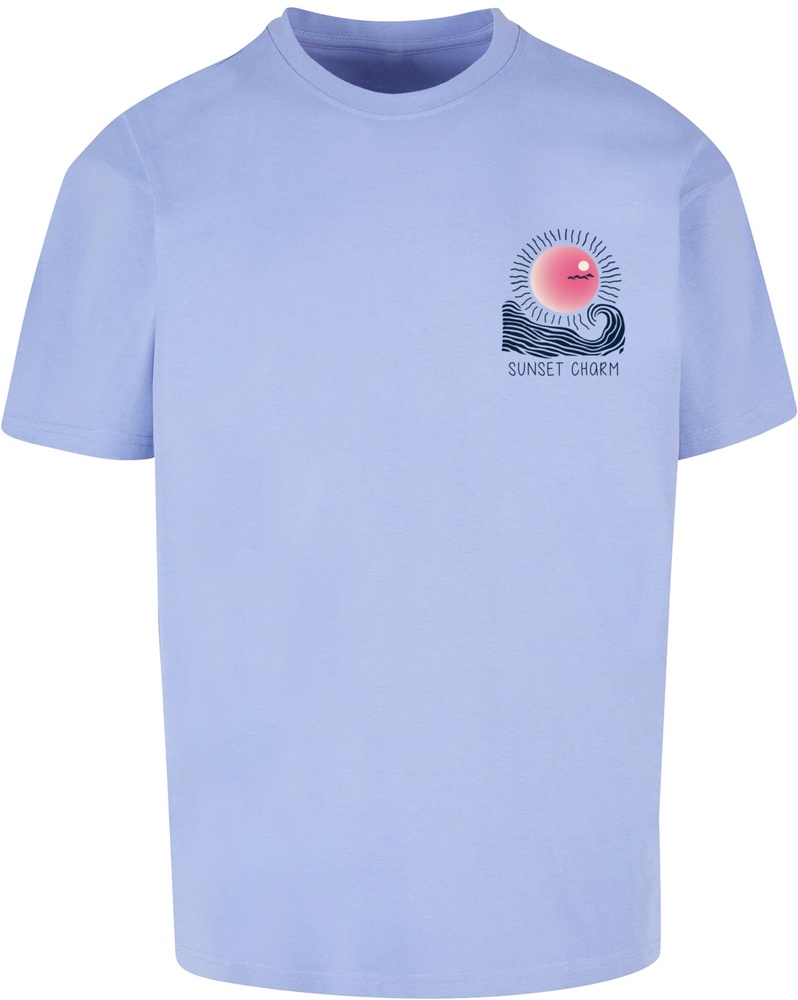 MerchcodeSunsetCharmOversizedT-ShirtMP0008528Violablue-4XL