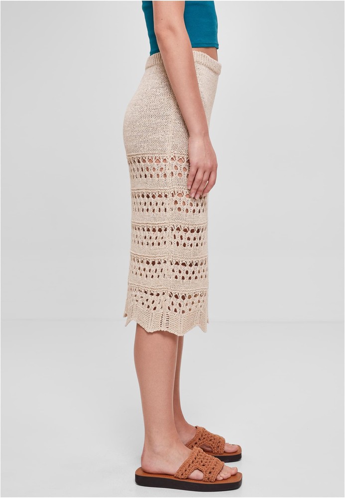 UrbanClassicsDamenLadies34CrochetKnitSkirt